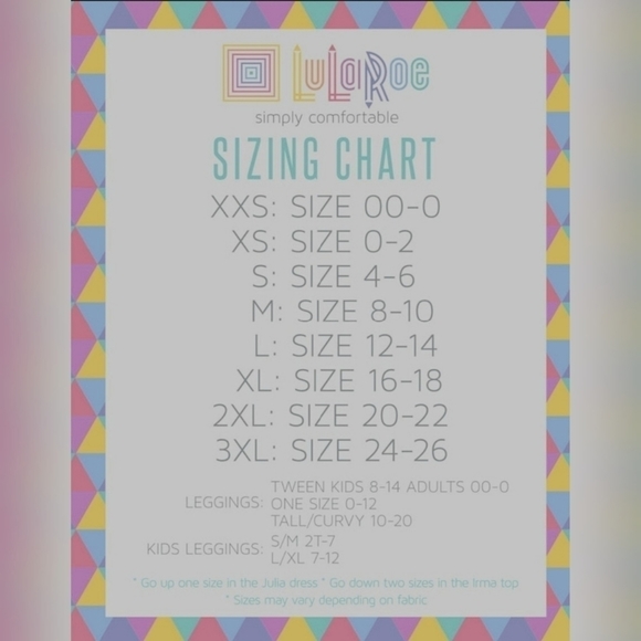 *SOLD* LulaRoe Simply Comfortable Flowy T-Shirt - Picture 6 of 6